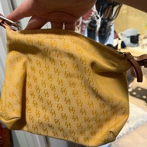 Yellow Dooney & Burke Bag